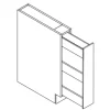 White Shaker 6"x24"x34" Base Cabinet
