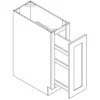 White Shaker 9"x24"x34" Base Cabinet